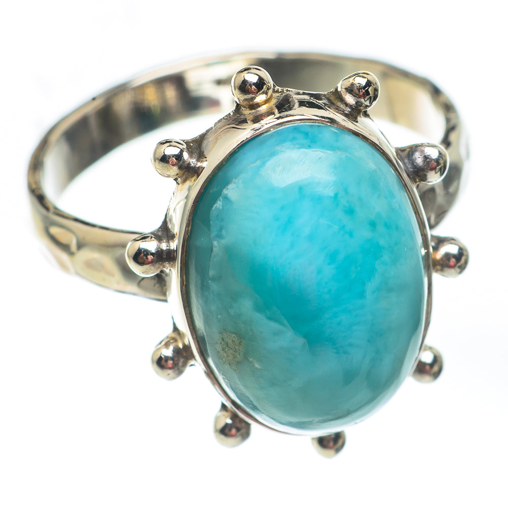 Larimar Rings handcrafted by Ana Silver Co - RING67465