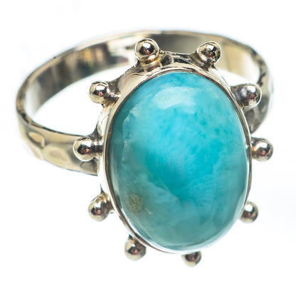 Larimar Rings handcrafted by Ana Silver Co - RING67465
