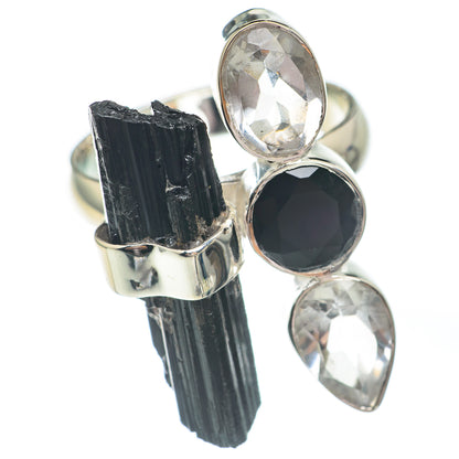 Black Onyx Rings handcrafted by Ana Silver Co - RING67483