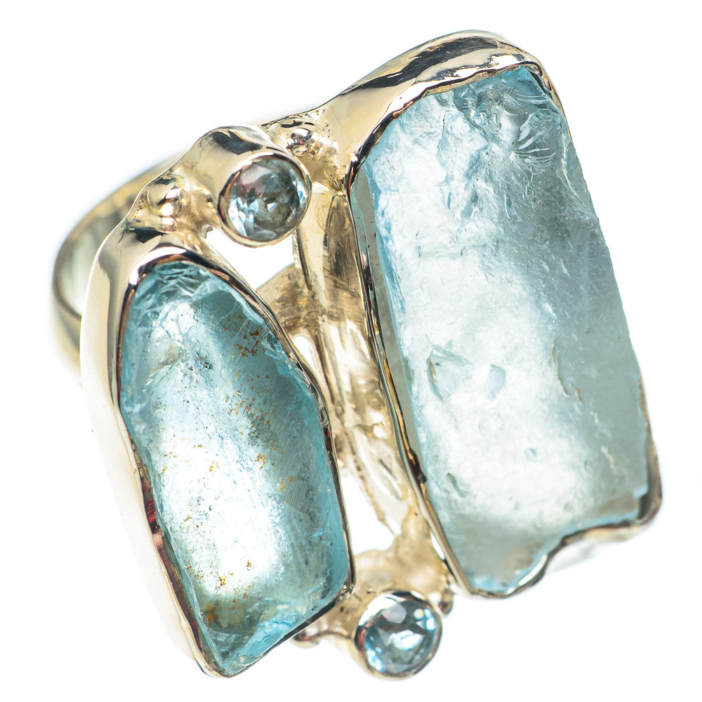 Aquamarine Rings handcrafted by Ana Silver Co - RING67491