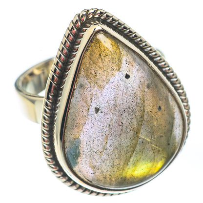 Labradorite Rings handcrafted by Ana Silver Co - RING67496