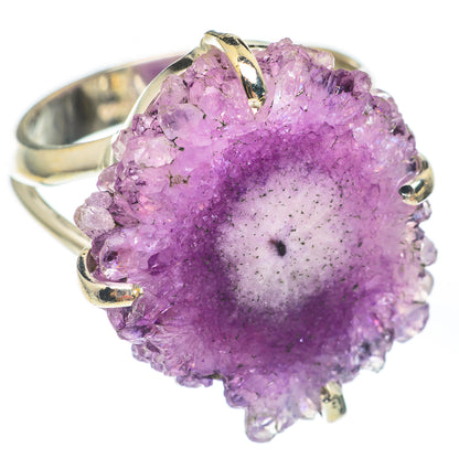 Amethyst Stalactite Rings handcrafted by Ana Silver Co - RING67510