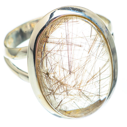 Rutilated Quartz Rings handcrafted by Ana Silver Co - RING67512