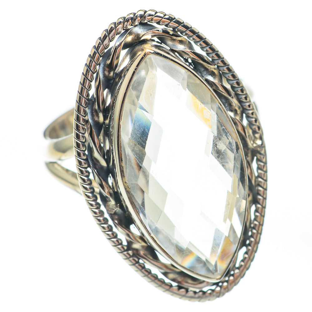 White Quartz Rings handcrafted by Ana Silver Co - RING67515