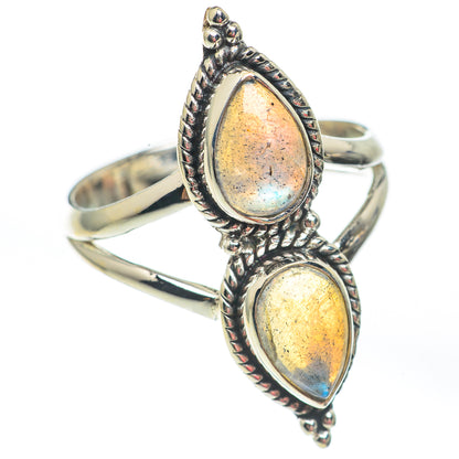 Labradorite Rings handcrafted by Ana Silver Co - RING67521