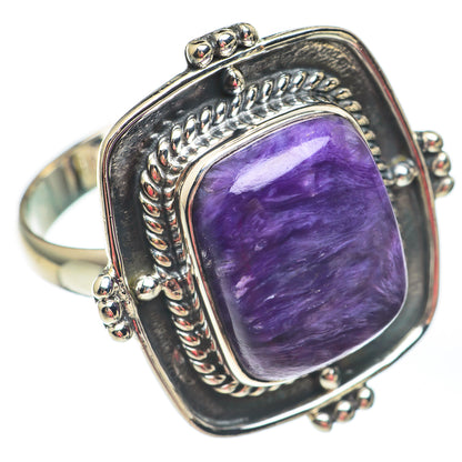Charoite Rings handcrafted by Ana Silver Co - RING67536