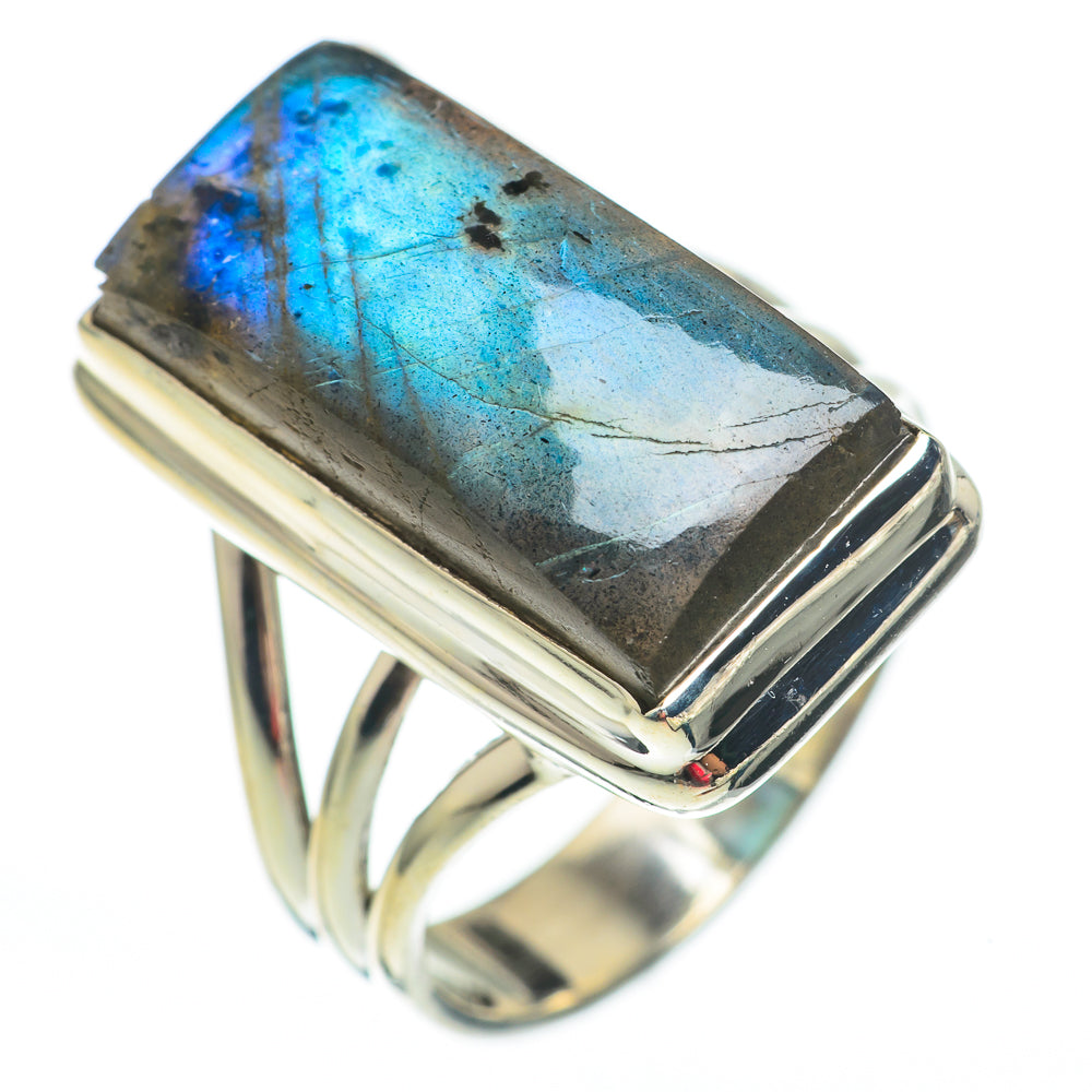 Labradorite Rings handcrafted by Ana Silver Co - RING67548