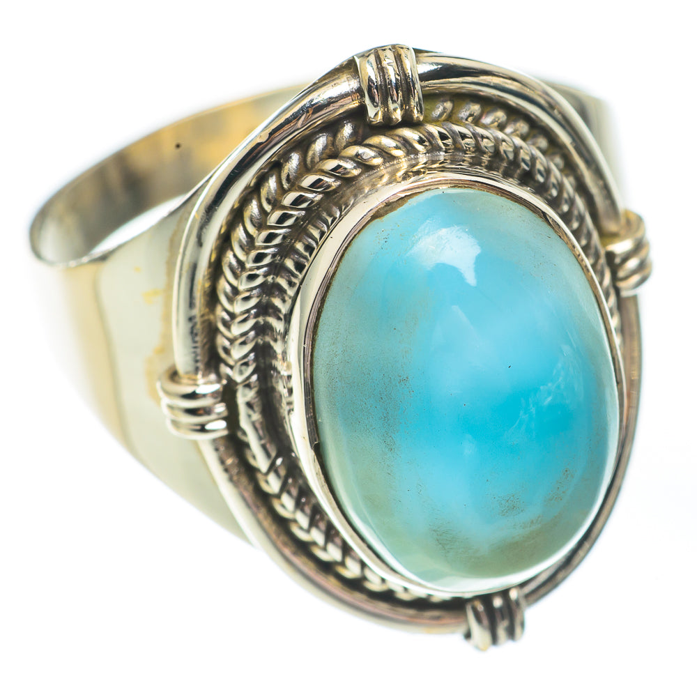 Larimar Rings handcrafted by Ana Silver Co - RING67573