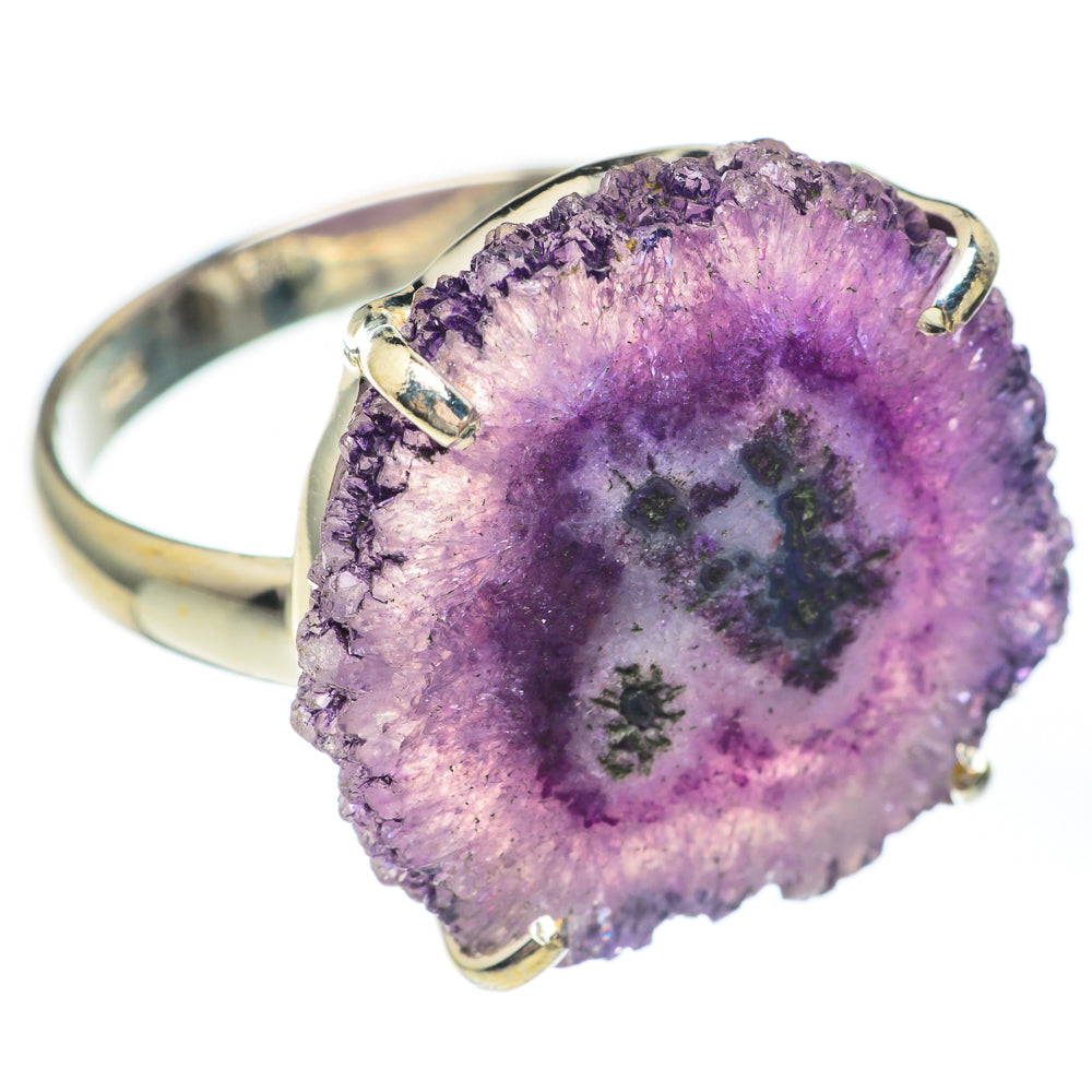 Amethyst Stalactite Rings handcrafted by Ana Silver Co - RING67587