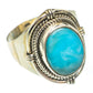 Larimar Rings handcrafted by Ana Silver Co - RING67597