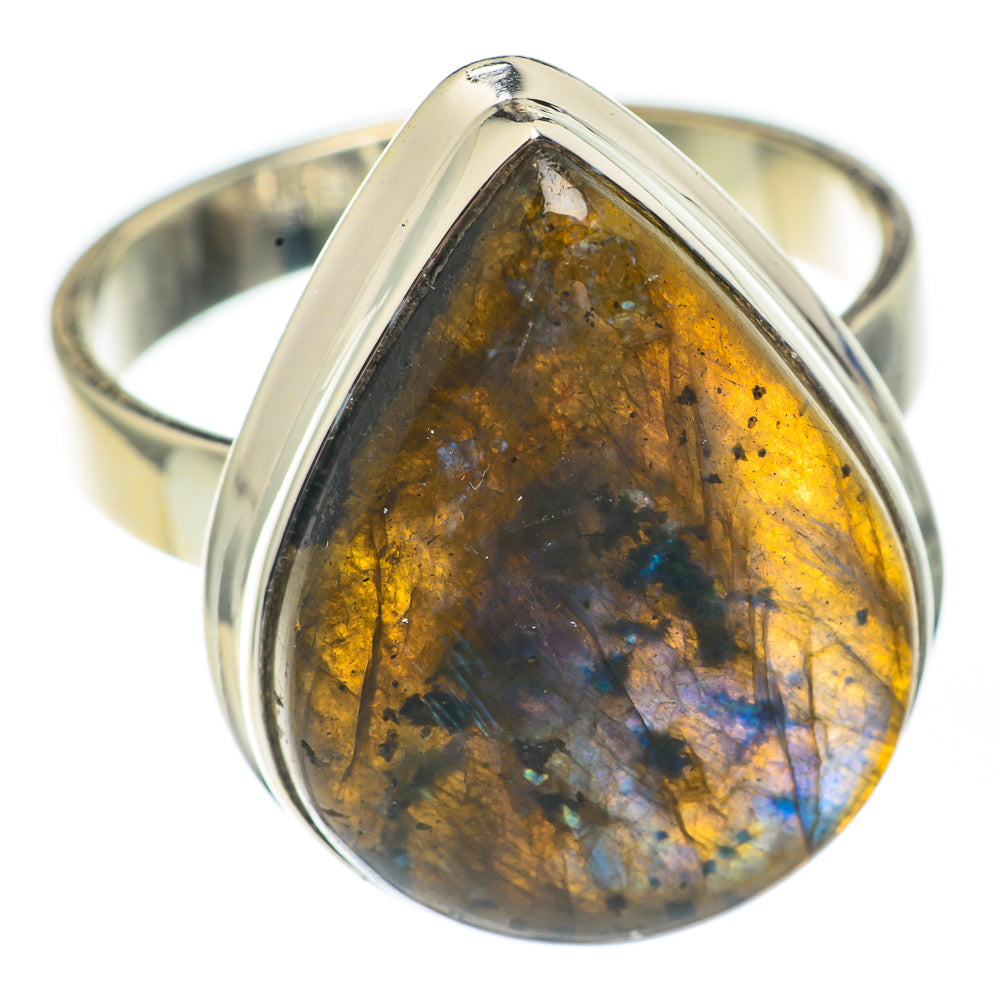 Labradorite Rings handcrafted by Ana Silver Co - RING67601