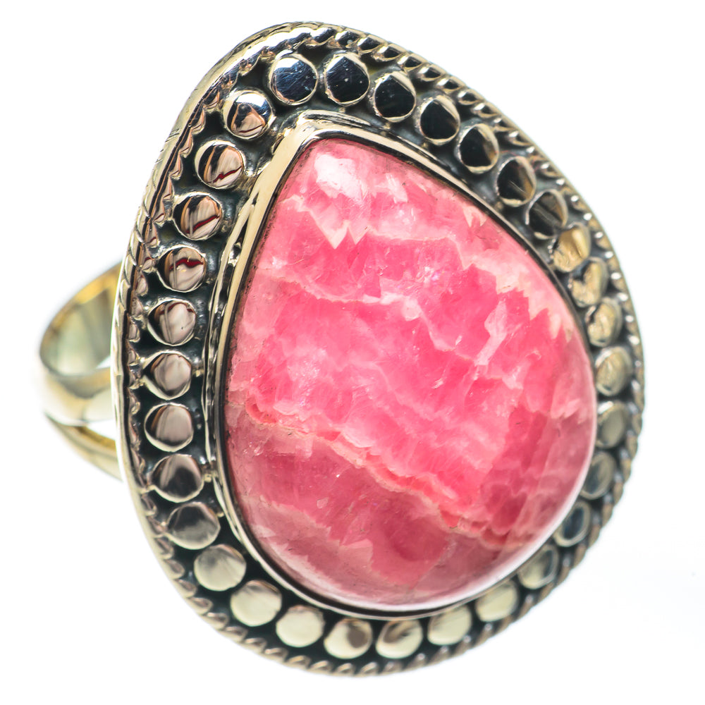Rhodochrosite Rings handcrafted by Ana Silver Co - RING67607