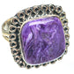 Charoite Rings handcrafted by Ana Silver Co - RING67613
