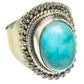 Larimar Rings handcrafted by Ana Silver Co - RING67621