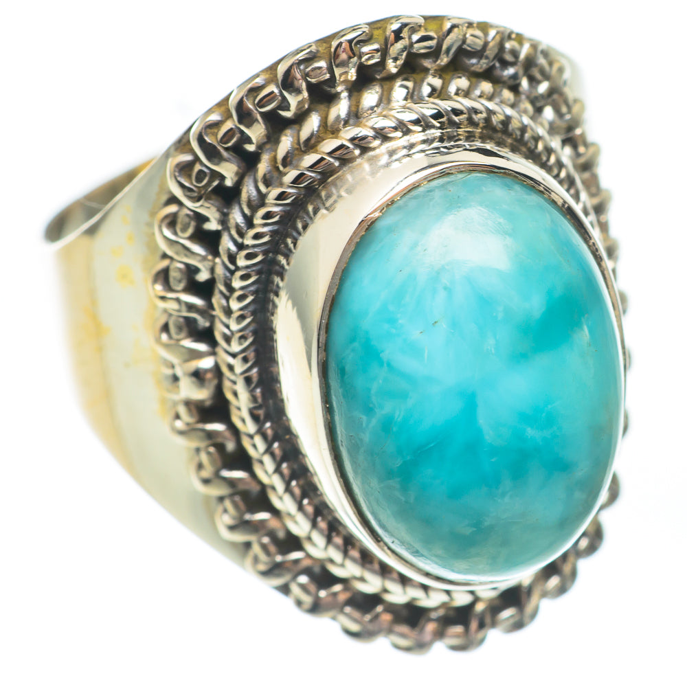 Larimar Rings handcrafted by Ana Silver Co - RING67621
