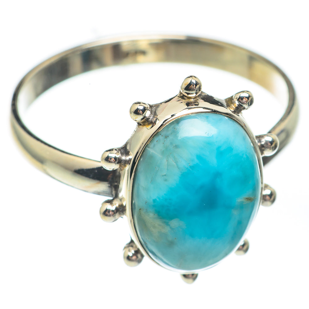 Larimar Rings handcrafted by Ana Silver Co - RING67625