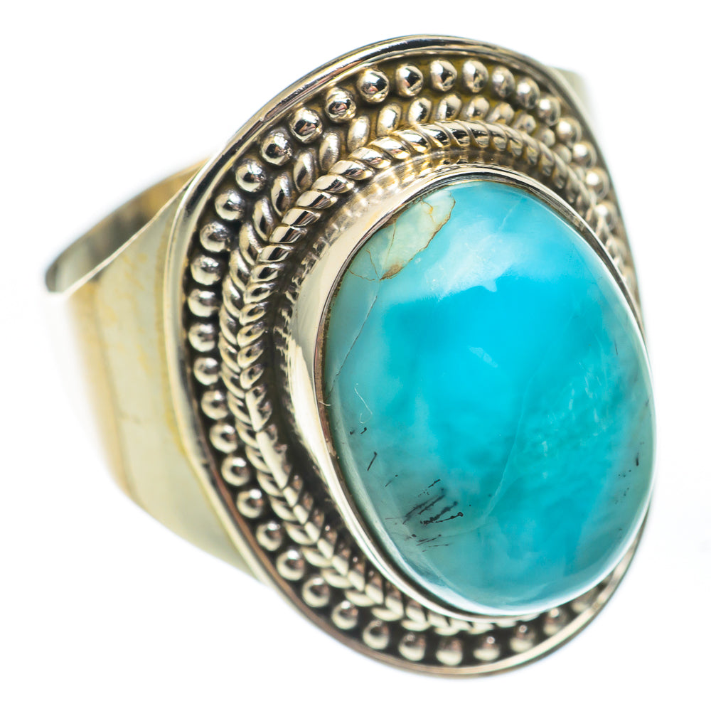 Larimar Rings handcrafted by Ana Silver Co - RING67646