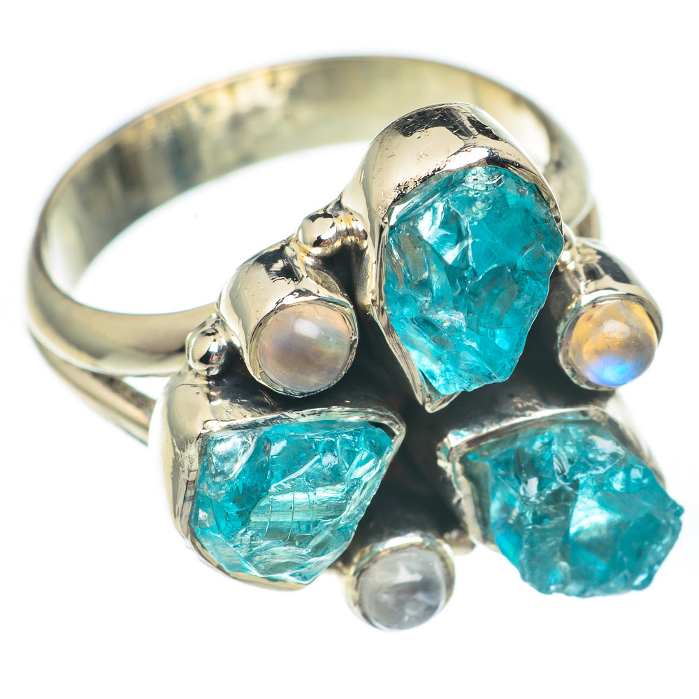 Blue Fluorite Rings handcrafted by Ana Silver Co - RING67648