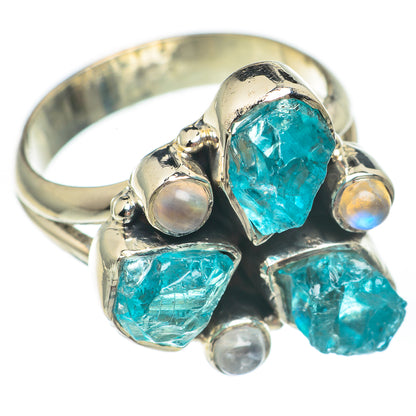 Blue Fluorite Rings handcrafted by Ana Silver Co - RING67648