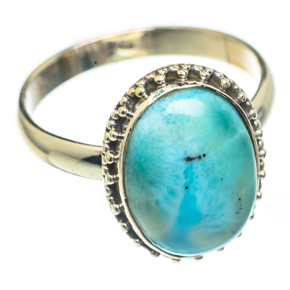 Larimar Rings handcrafted by Ana Silver Co - RING67651