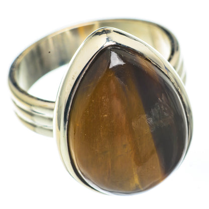 Tiger Eye Rings handcrafted by Ana Silver Co - RING67655