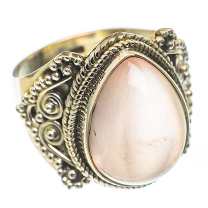 Rose Quartz Rings handcrafted by Ana Silver Co - RING67659