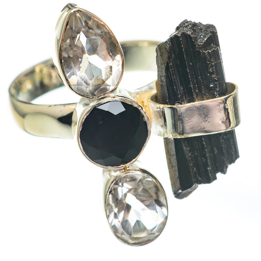 Black Tourmaline Rings handcrafted by Ana Silver Co - RING67667