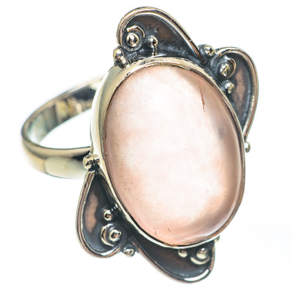 Rose Quartz Rings handcrafted by Ana Silver Co - RING67683