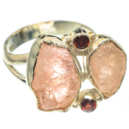 Rose Quartz Rings handcrafted by Ana Silver Co - RING67685