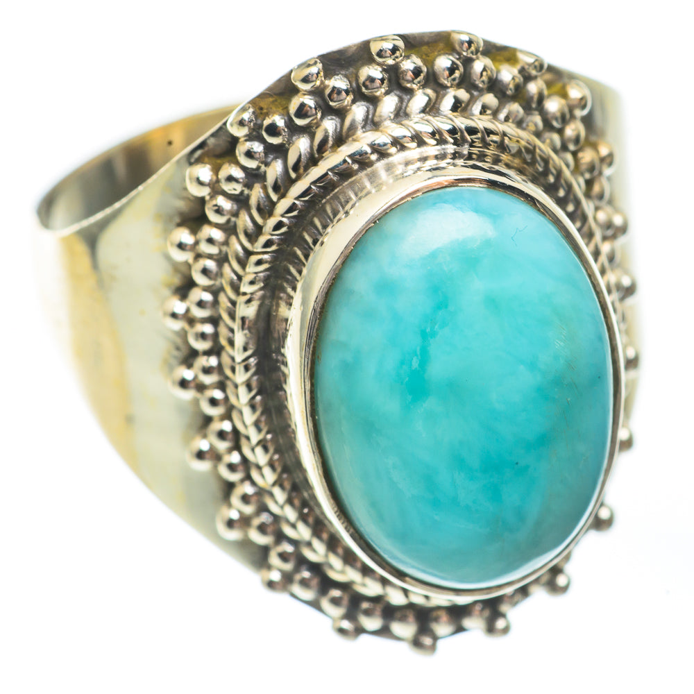 Larimar Rings handcrafted by Ana Silver Co - RING67700