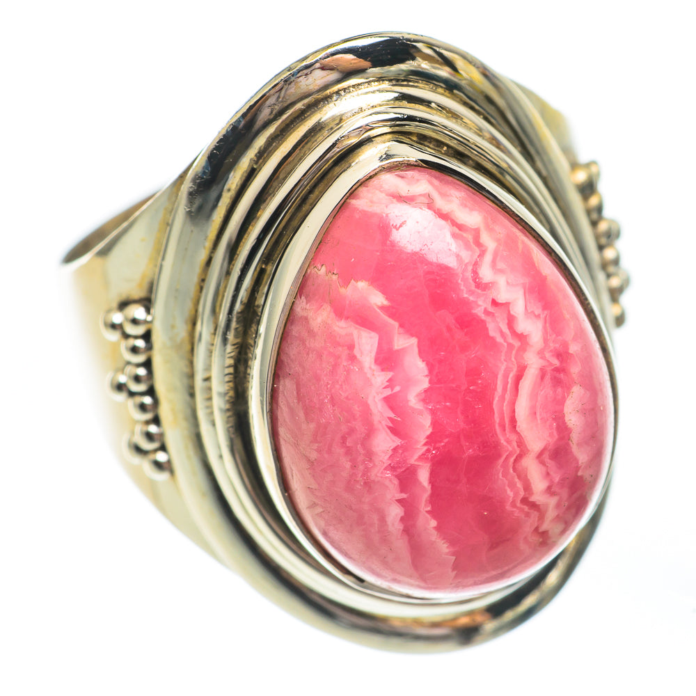 Rhodochrosite Rings handcrafted by Ana Silver Co - RING67707