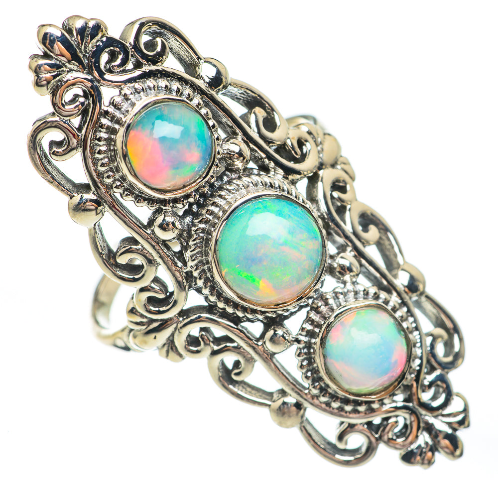Ethiopian Opal Rings handcrafted by Ana Silver Co - RING67724
