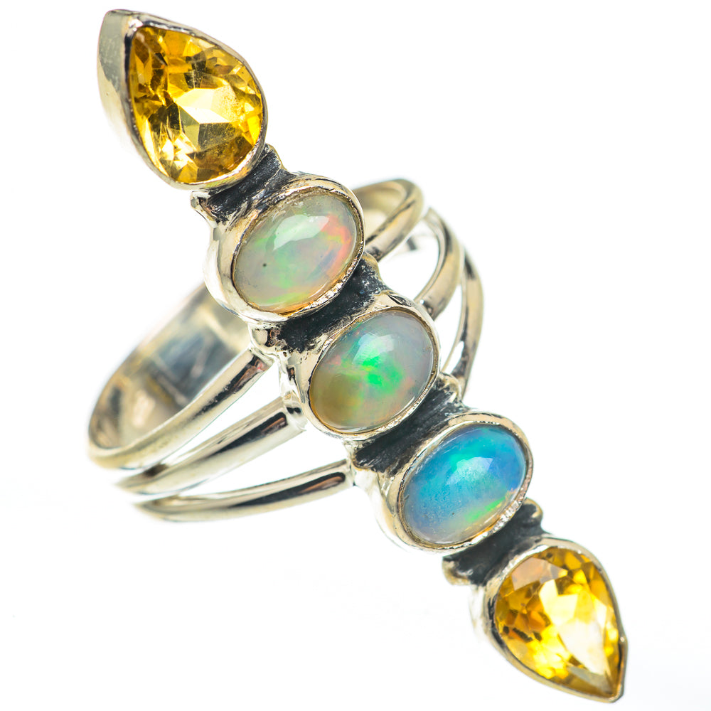 Ethiopian Opal Rings handcrafted by Ana Silver Co - RING67755