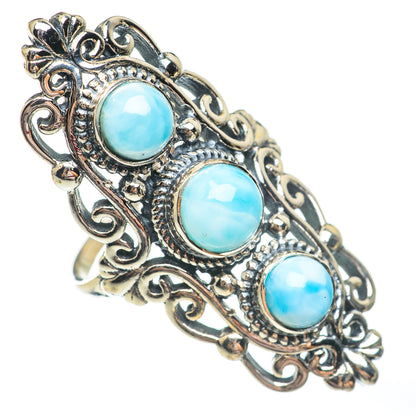 Larimar Rings handcrafted by Ana Silver Co - RING67757