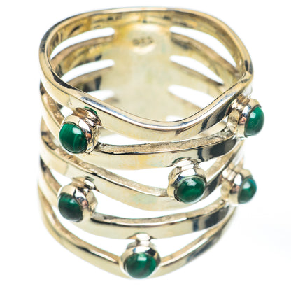 Malachite Rings handcrafted by Ana Silver Co - RING67763