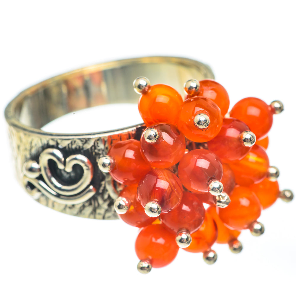 Carnelian Rings handcrafted by Ana Silver Co - RING67777
