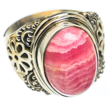 Rhodochrosite Rings handcrafted by Ana Silver Co - RING67778