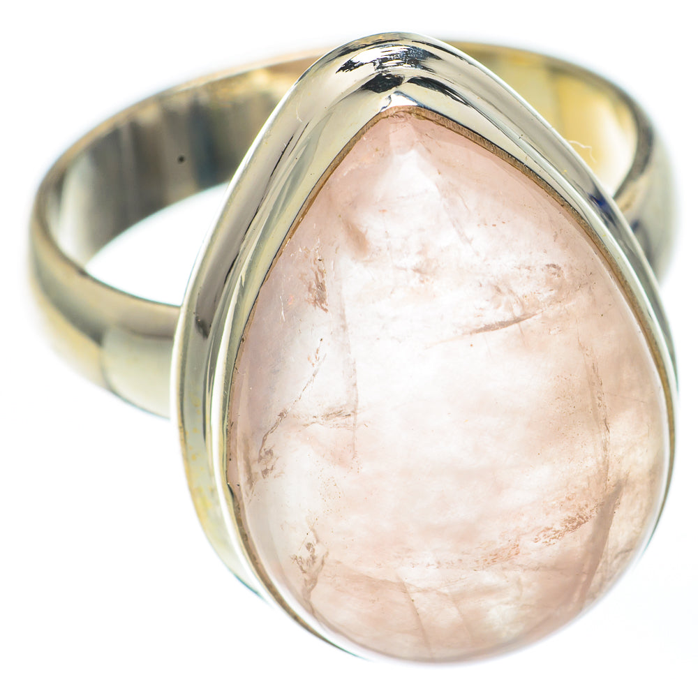 Rose Quartz Rings handcrafted by Ana Silver Co - RING67779