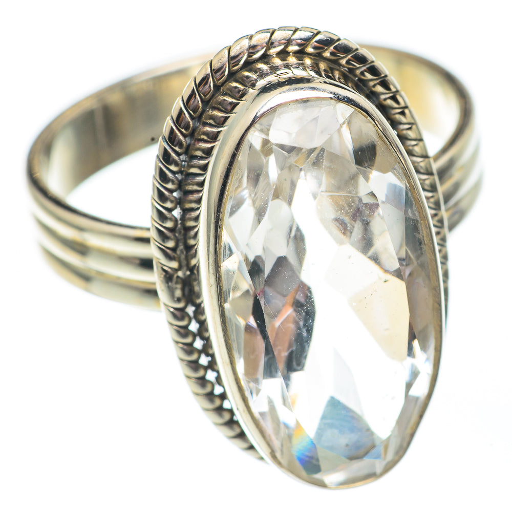 White Quartz Rings handcrafted by Ana Silver Co - RING67792