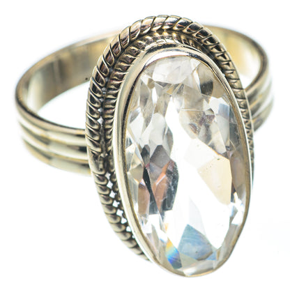 White Quartz Rings handcrafted by Ana Silver Co - RING67792