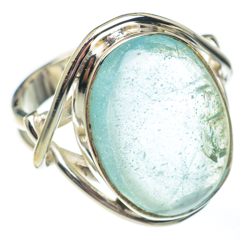 Aqua Chalcedony Rings handcrafted by Ana Silver Co - RING67803