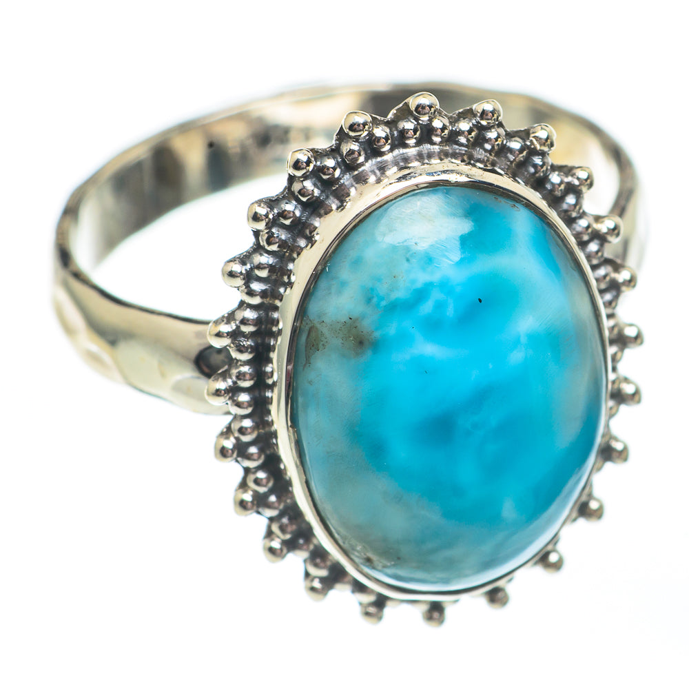 Larimar Rings handcrafted by Ana Silver Co - RING67804