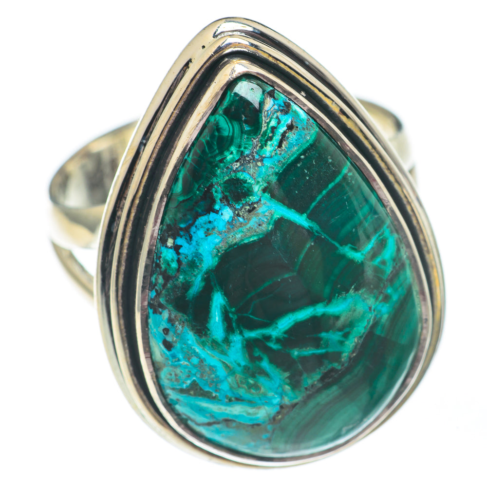 Chrysocolla Rings handcrafted by Ana Silver Co - RING67809