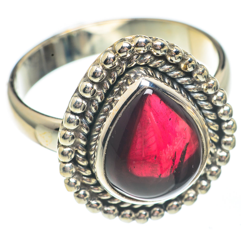 Garnet Rings handcrafted by Ana Silver Co - RING67817