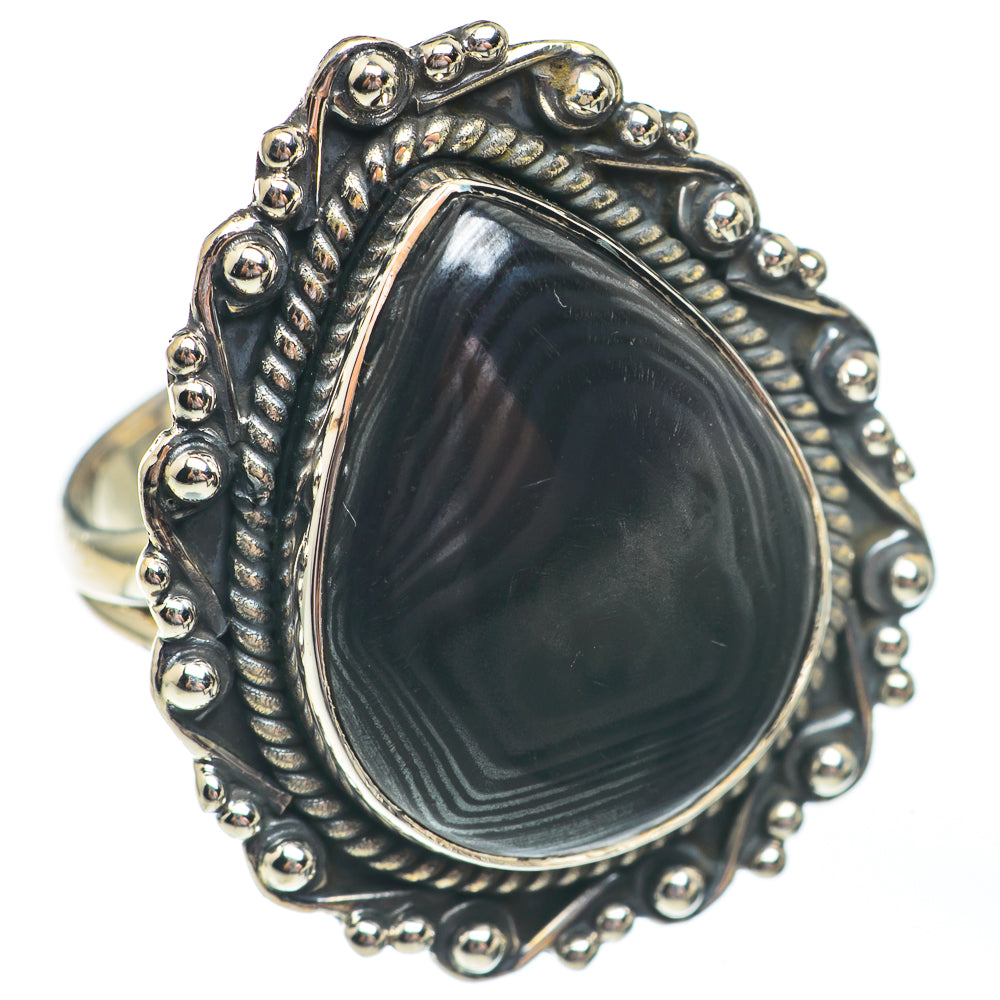 Psilomelane Rings handcrafted by Ana Silver Co - RING67825