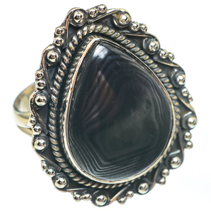 Psilomelane Rings handcrafted by Ana Silver Co - RING67825