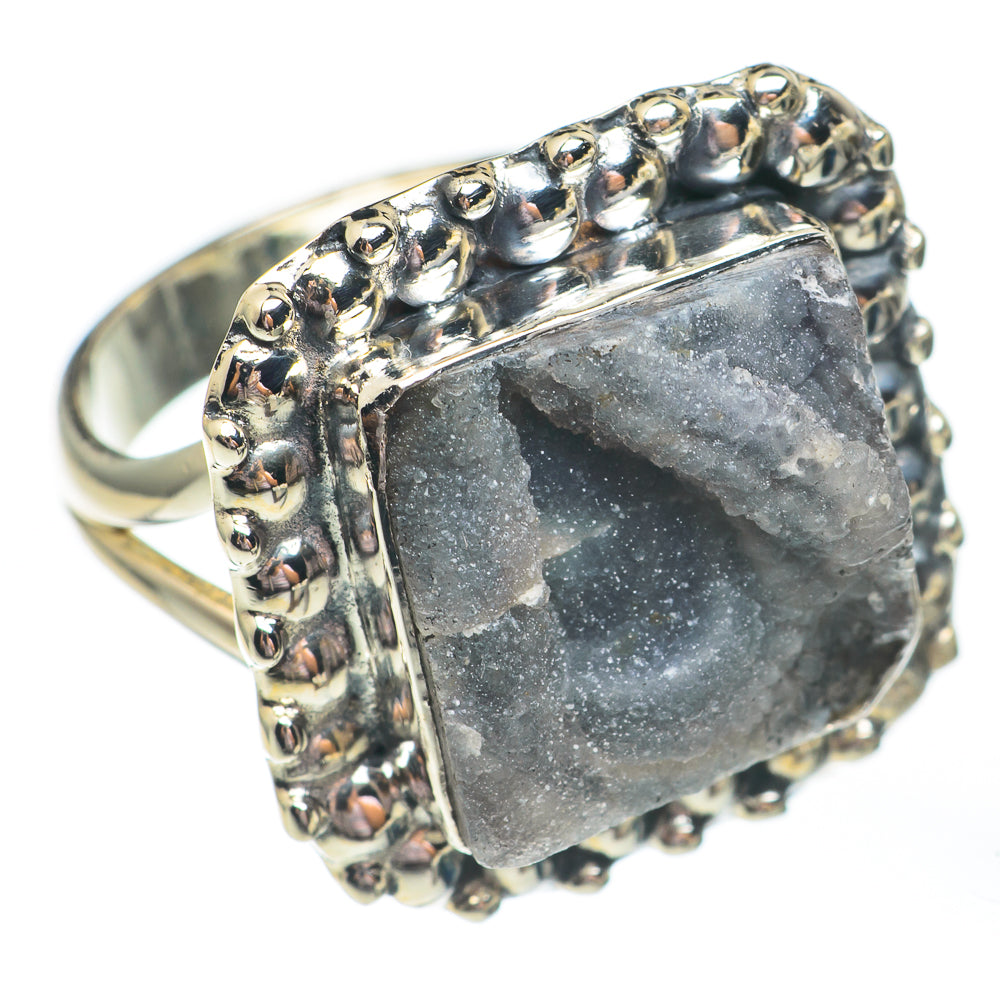 Desert Druzy Rings handcrafted by Ana Silver Co - RING67833