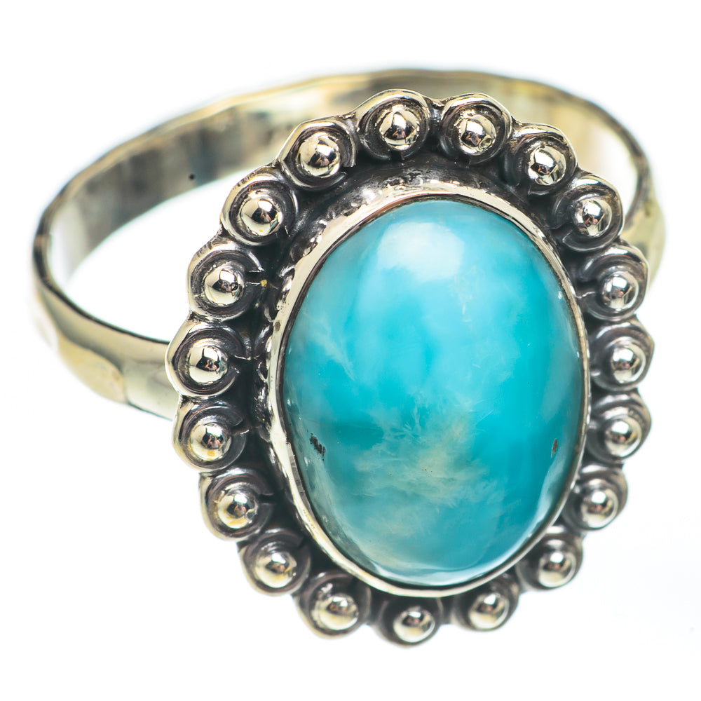 Larimar Rings handcrafted by Ana Silver Co - RING67837