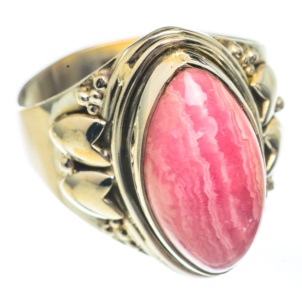 Rhodochrosite Rings handcrafted by Ana Silver Co - RING67851