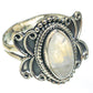 Rainbow Moonstone Rings handcrafted by Ana Silver Co - RING67864